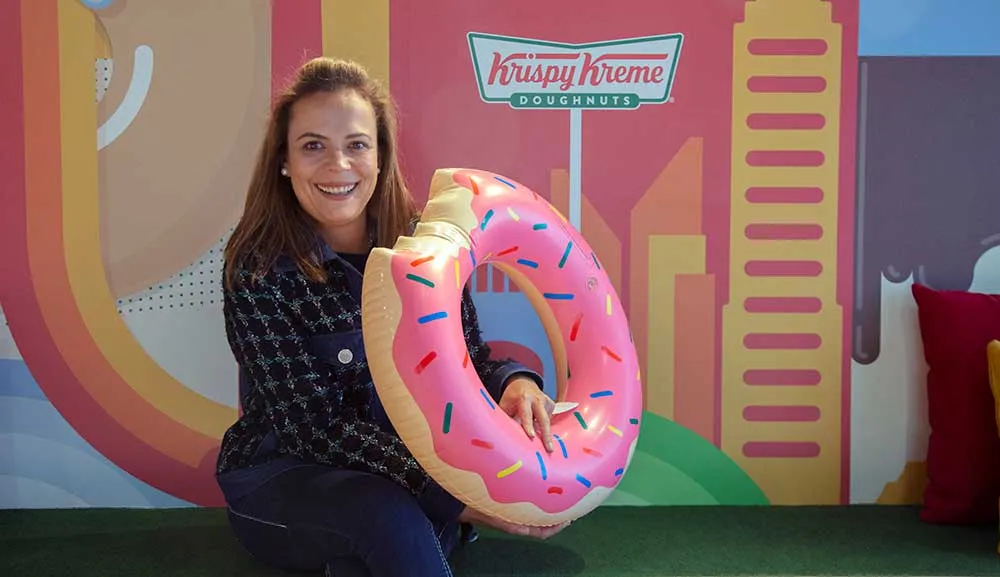 “El éxito consiste en no venderse”: María Zubiaur, CMO de Krispy Kreme México