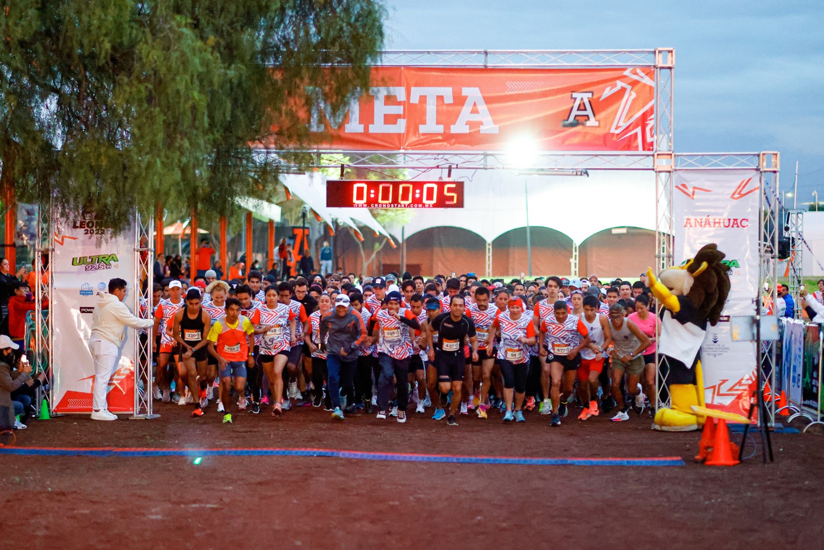 Cientos de atletas celebraron el regreso de la Carrera Leones de la Anáhuac Puebla. | Universidad Anáhuac Puebla
