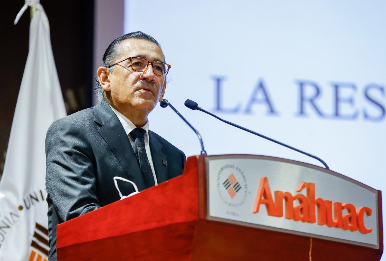 Presidente de la Cámara Nacional de la Industria de la Transformación (CANACINTRA) comparte con la comunidad universitaria de la Anáhuac Puebla.