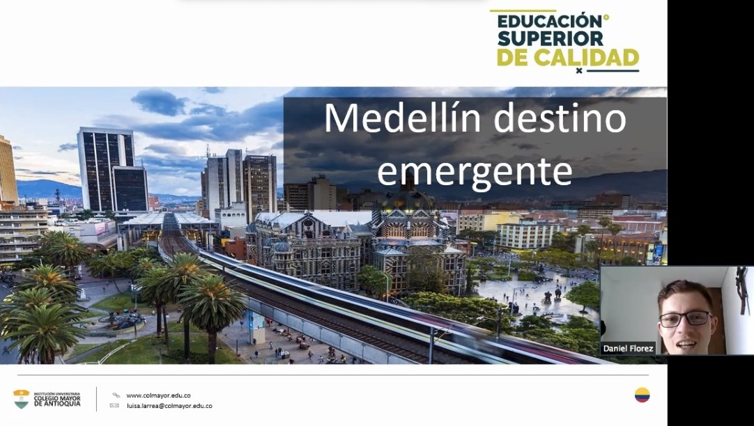 Alumnos de Puebla y Medellín intercambian experiencias turísticas