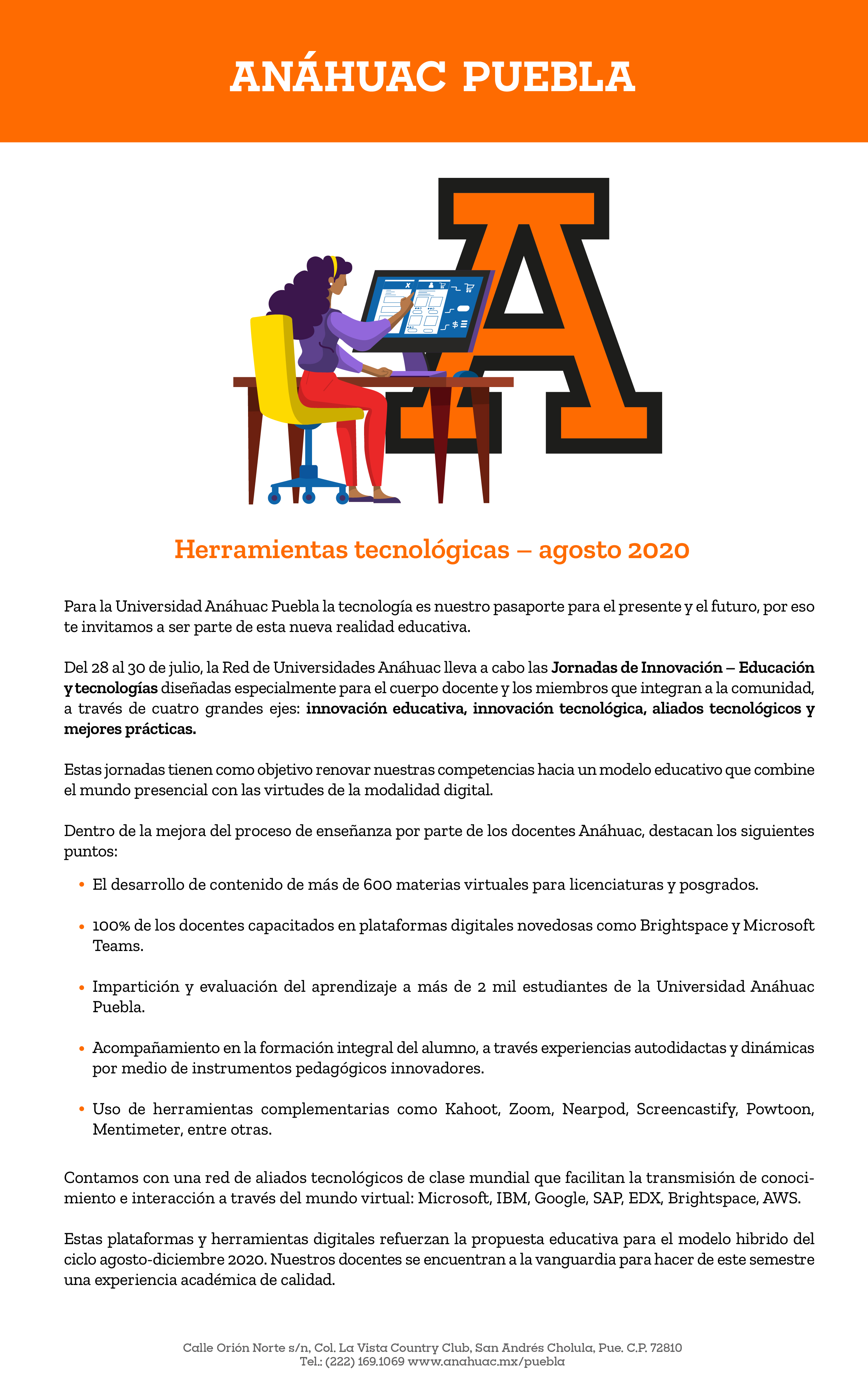 Herramientas tecnológicas- agosto 2020
