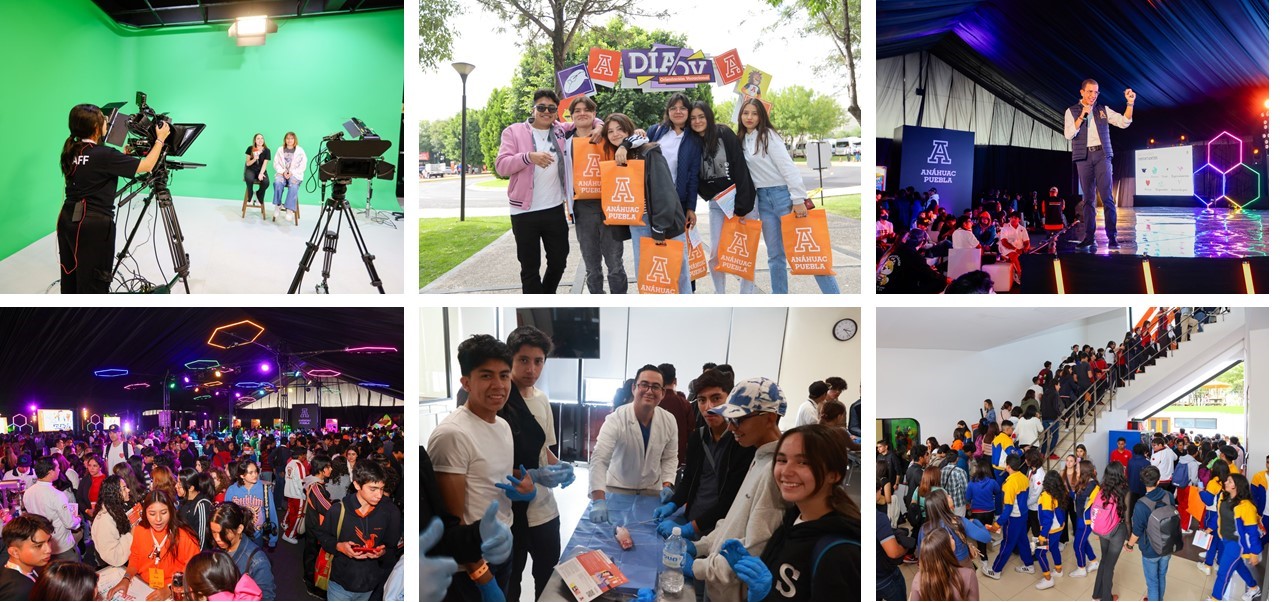 Miles de jóvenes descubriendo su futuro profesional en el Día de Orientación Vocacional de la Anáhuac Puebla
