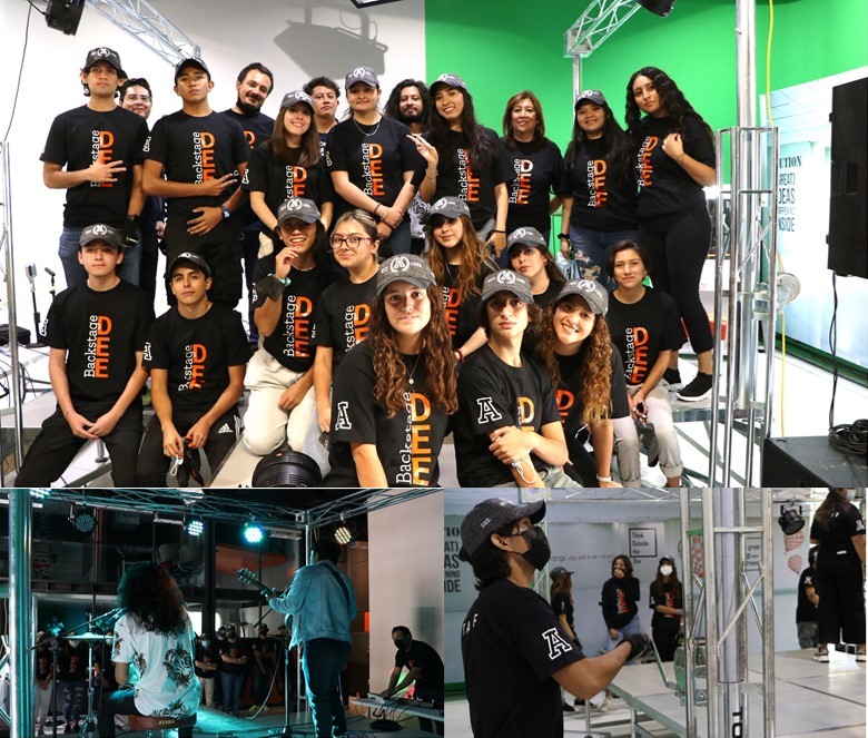 Alumnos de Dirección de Empresas de Entretenimiento de la Anáhuac Puebla viven la experiencia del Taller de Montaje de Eventos
