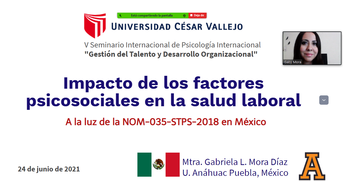 Docente de Psicología participa en Seminario Internacional en Perú