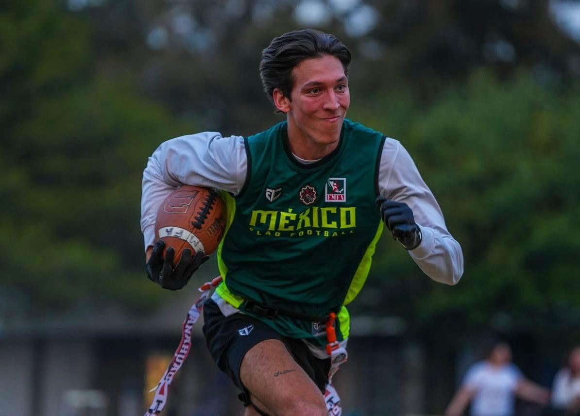 Estudiante de la Anáhuac Puebla representará a México en el Mundial de Flag Football en Alemania