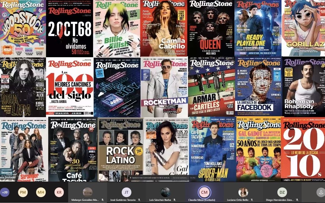 Dirección de Empresas de Entretenimiento recibe a Directora de Arte de la Revista Rolling Stone