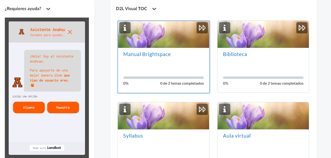 Asistente Anáhuac: Una Poderosa Herramienta para Acompañar a la comunidad en Brightspace