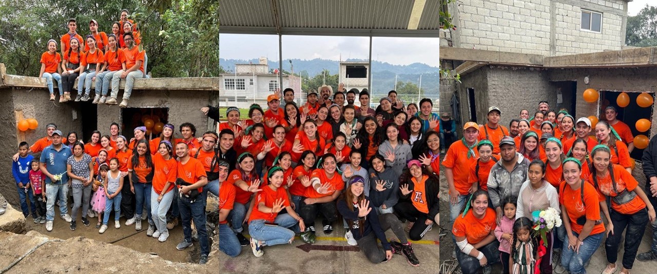 Alumnos de la Anáhuac Puebla transforman vidas construyendo nuevas casas en San Antonio Alpanocan
