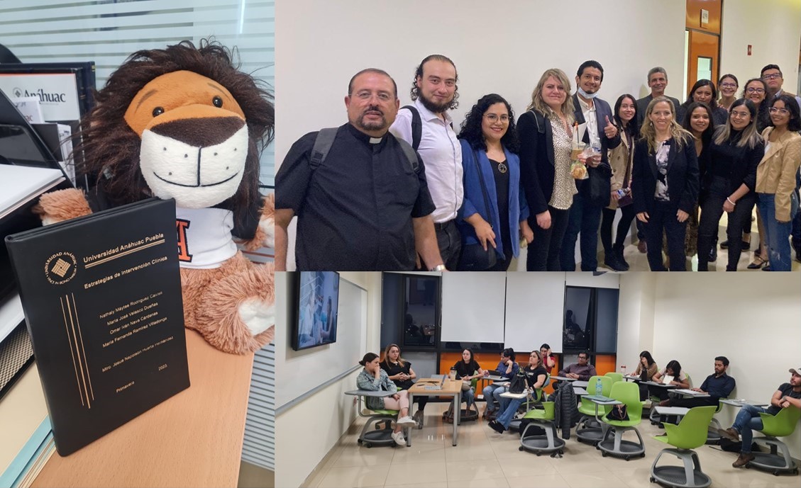 Anáhuac Puebla destaca casos prácticos de estudiantes de la Maestría en Psicología Clínica en el evento de Ateneo Clínico