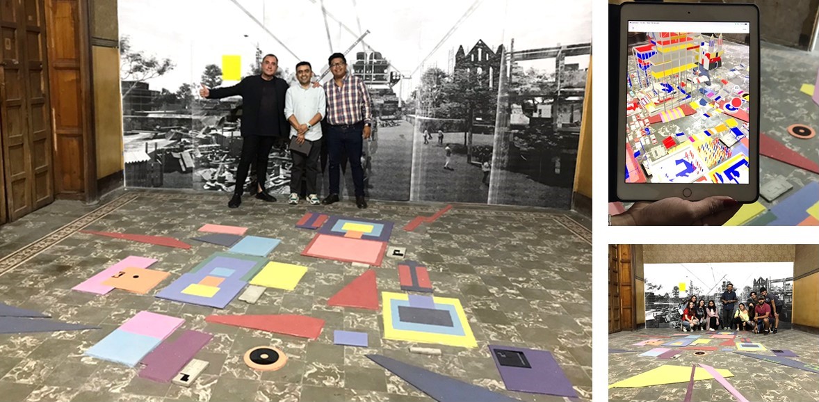 “Nunca se dibuja un vestigio con una línea continua”, del artista plástico Alejandro Osorio, en colaboración con el Fab Lab de la Anáhuac Puebla