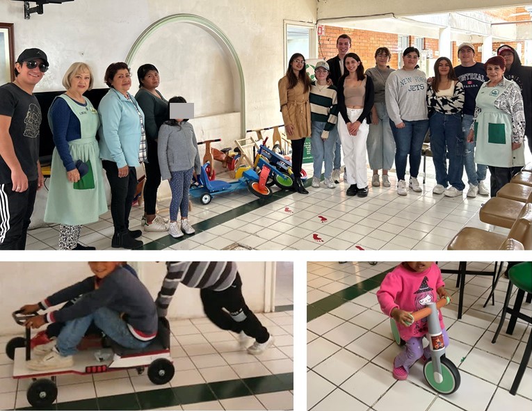 Alumnos de Anáhuac Puebla donan juguetes creados en el Laboratorio de Fabricación Digital