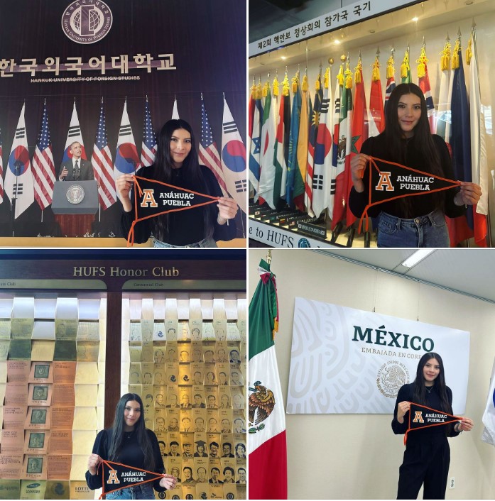 Alumna de la Anáhuac Puebla vive el intercambio internacional en la Embajada de Corea del Sur.