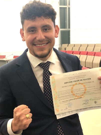 Egresado de la Anáhuac Puebla destaca como el único mexicano en pertenecer a la Université Paris Dauphine