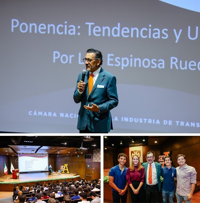 Estudiantes de la Anáhuac Puebla conversan con el Presidente de CANACINTRA sobre la tendencia de la industria