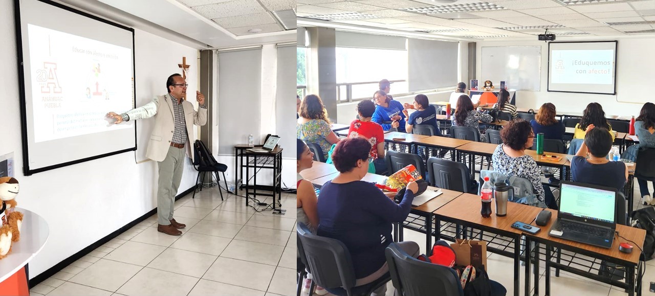 Anáhuac Puebla fortalece la formación docente con el taller "Eduquemos con afecto"
