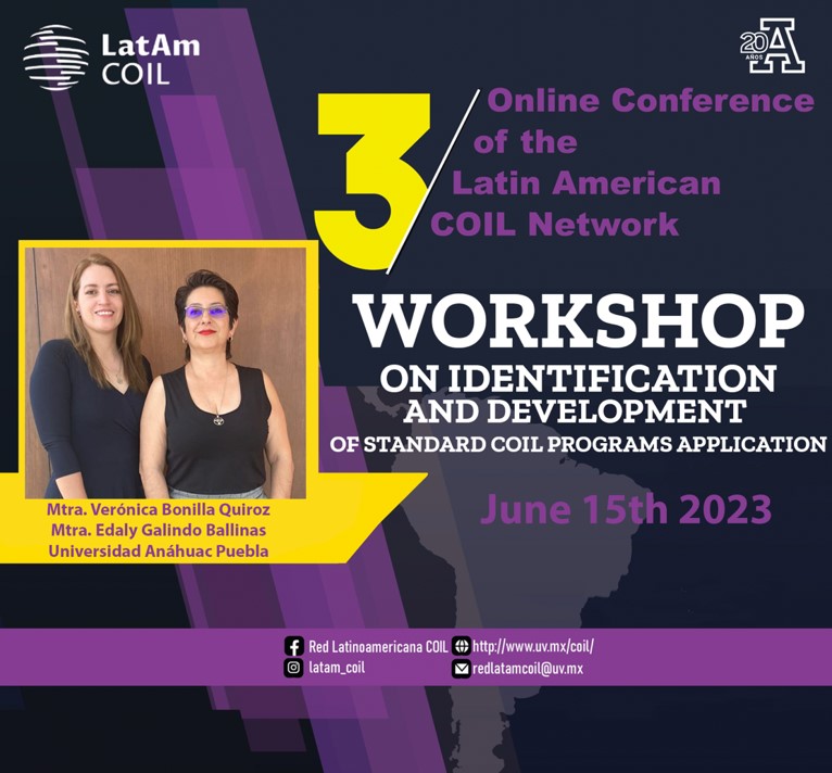 Docentes de la Universidad Anáhuac destacan en el 3er Congreso de la Red LATAM COIL.
