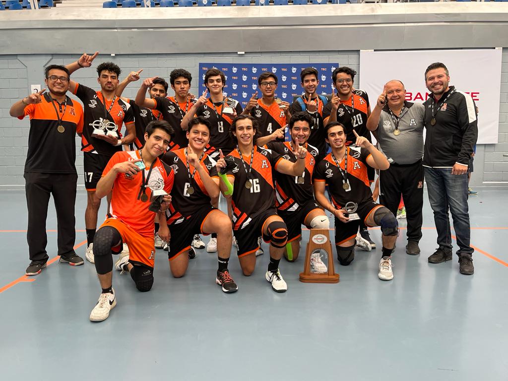 Leones Anáhuac Puebla arrasan a rivales y obtienen el Campeonato Nacional de CONADEIP en Voleibol de Sala