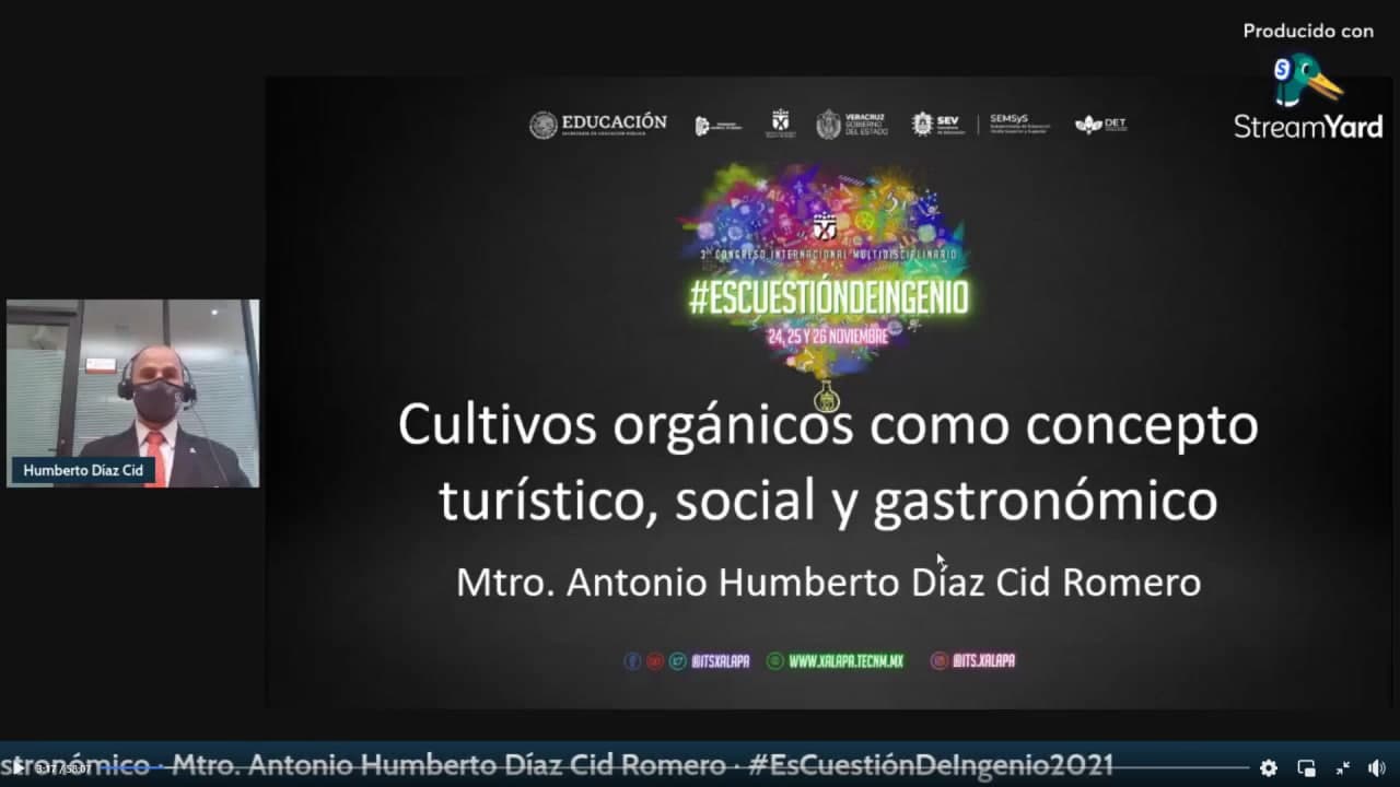 Mtro. Antonio Humberto Díaz Cid Romero participó en el III Congreso Internacional del Instituto Tecnológico Superior de Xalapa