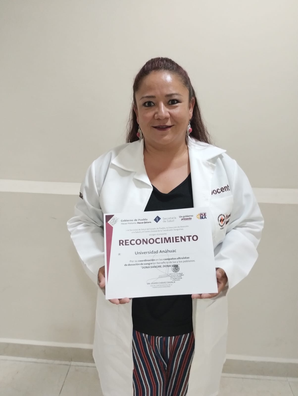 Anáhuac Puebla es reconocida por su destacada labor en Campañas de Donación de Sangre