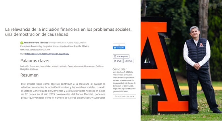 Experto de la Escuela de Economía y Negocios presenta un estudio sobre la Inclusión Financiera y Problemas Sociales