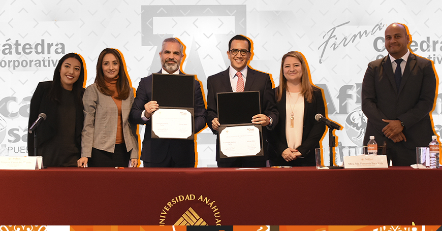 La Universidad Anáhuac Puebla firma convenio para dar vida a la primera “Cátedra Corporativa Africam Safari"