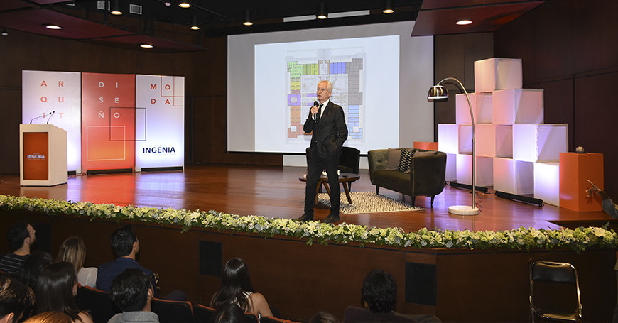 El arquitecto Bernardo Gómez-Pimienta inauguró el Congreso INGENIA de la Anáhuac Puebla