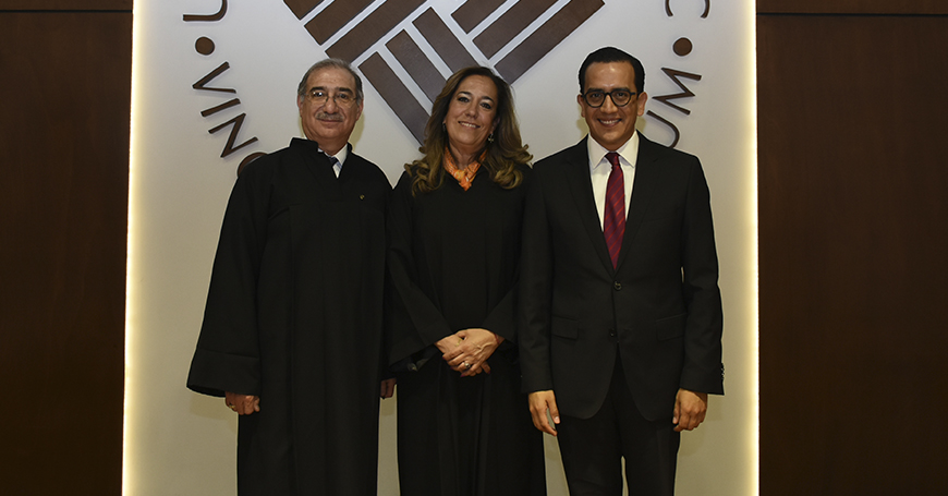 Alumnos de Derecho de la Anáhuac Puebla se inician en Phi Delta Phi, asociación internacional jurídica de honor, en presencia de Ministro de la SCJN