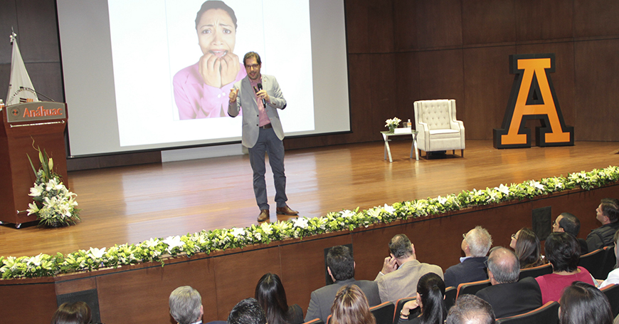 Andrés Aljure, coach, consultor y catedrático colombiano impartió conferencia en la Universidad Anáhuac