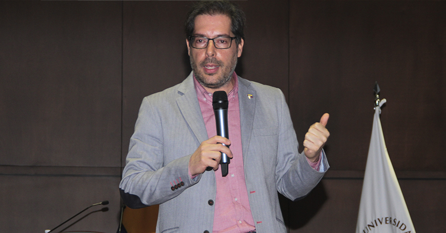 Andrés Aljure, coach, consultor y catedrático colombiano impartió conferencia en la Universidad Anáhuac