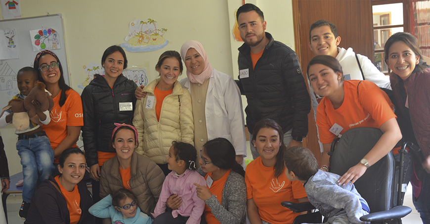 Alumnos Anáhuac realizan actividades de voluntariado en Marruecos