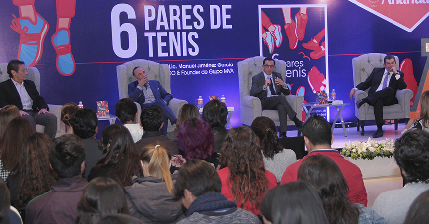 CEO y Founder de Grupo MVA presenta libro “6 Pares de Tenis” en la Universidad Anáhuac