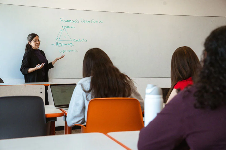 Clase de formación universitaria