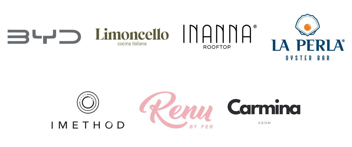 Patrocinadores: BYD, Limoncello, Innana, La Perla, iMethod, Renu y Carmina Room