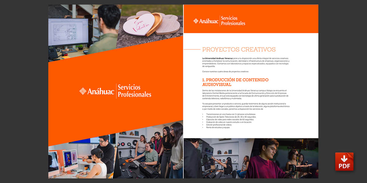 Folleto de Proyectos Creativos