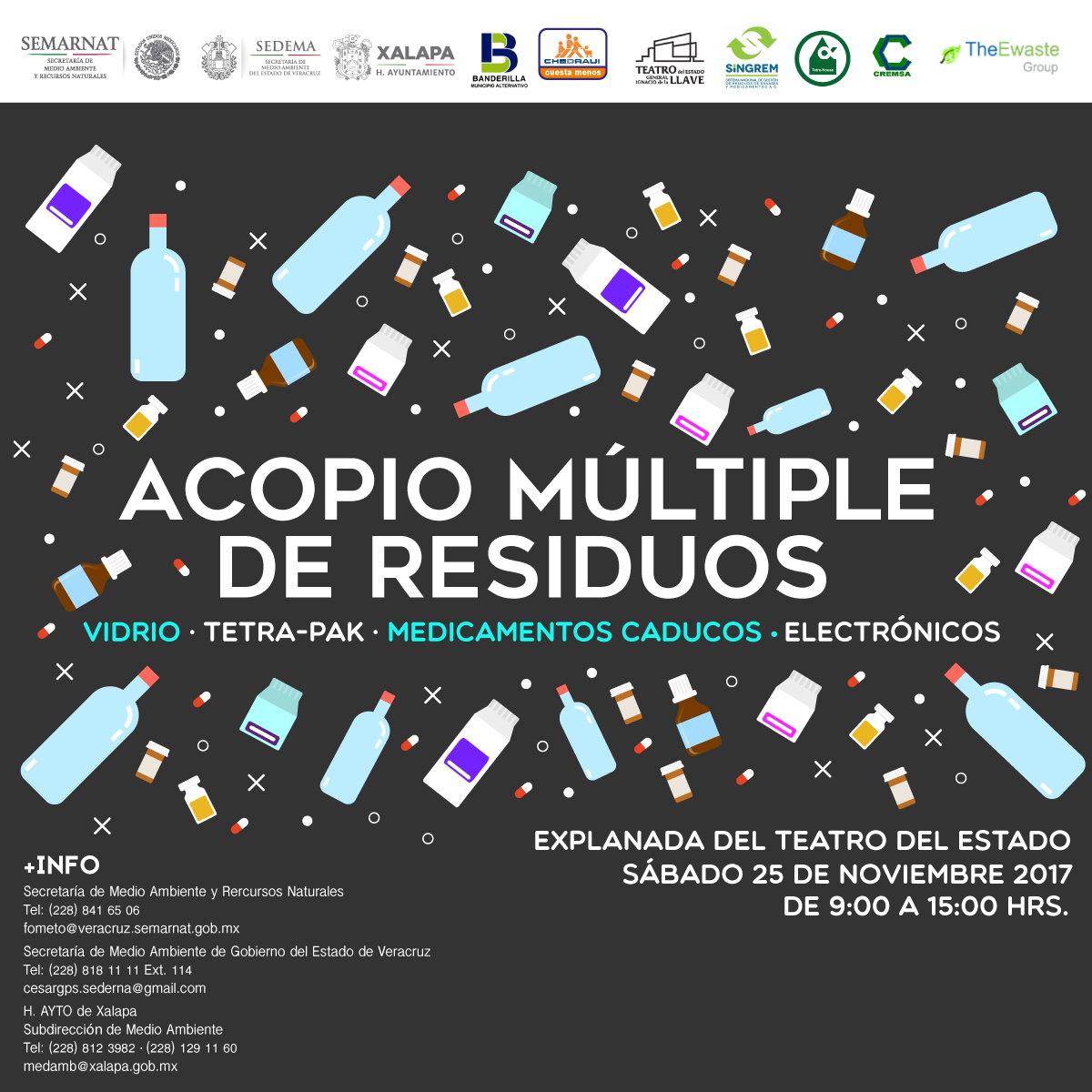 Acopio Múltiple de Residuos: Vidrio, Tetra-Pak, Medicamentos y Electrónicos