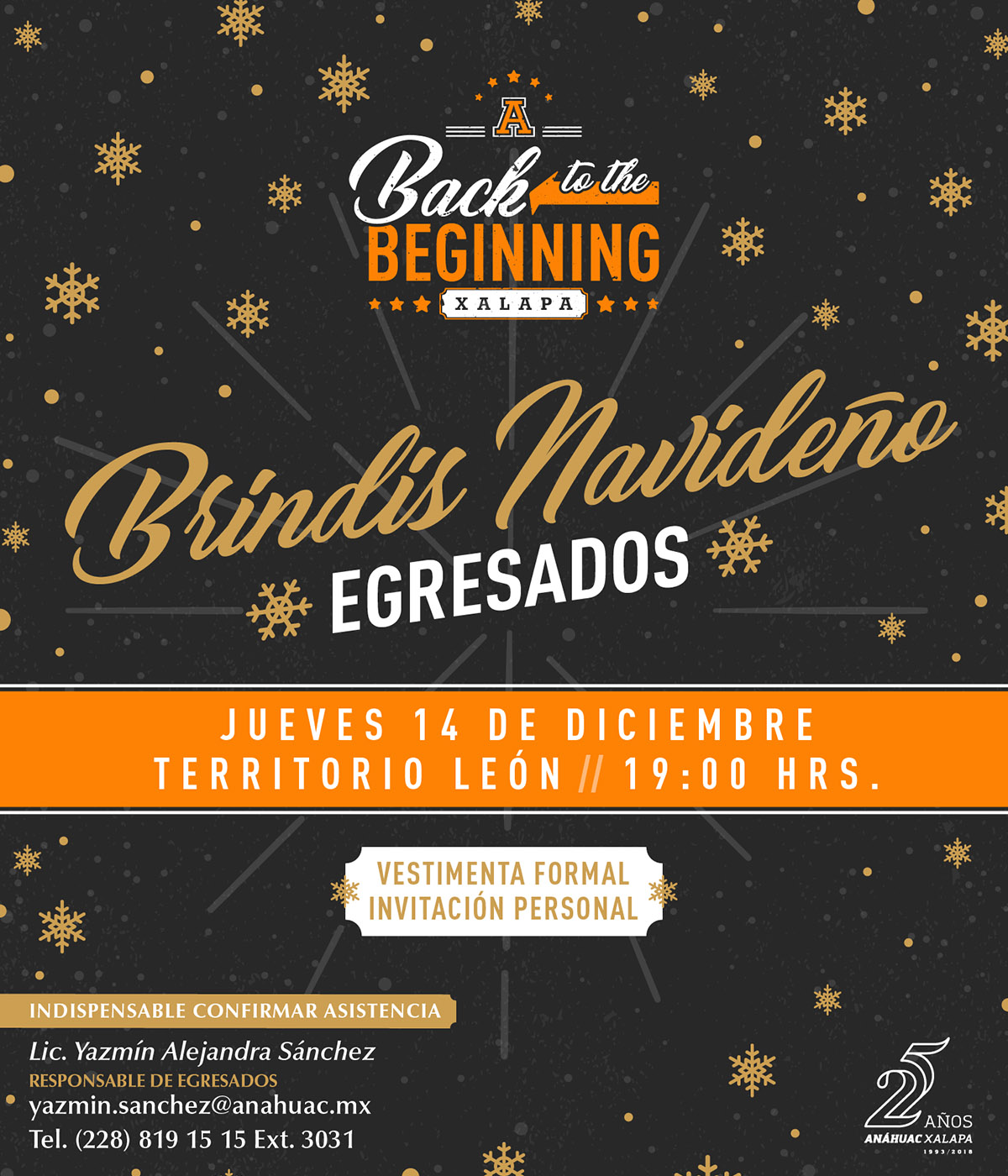 Brindis Navideño para Egresados