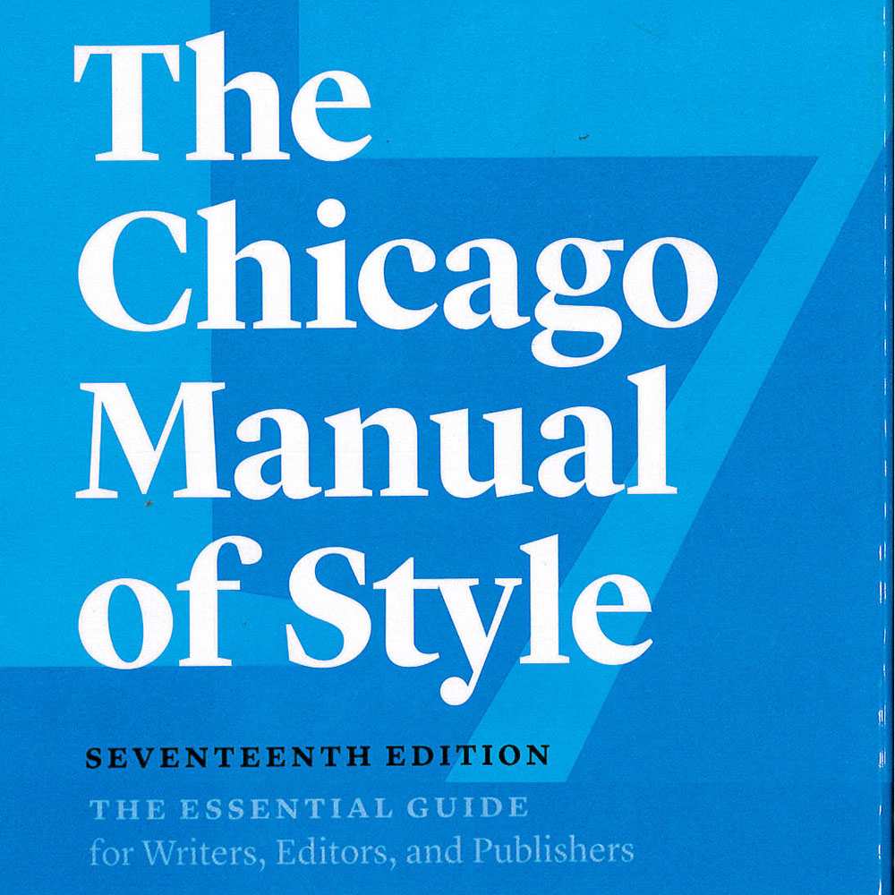 8 / 14 - Z253 C35 2017 The Chicago Manual of Style
The University of Chicago Press, Estados Unidos 2017