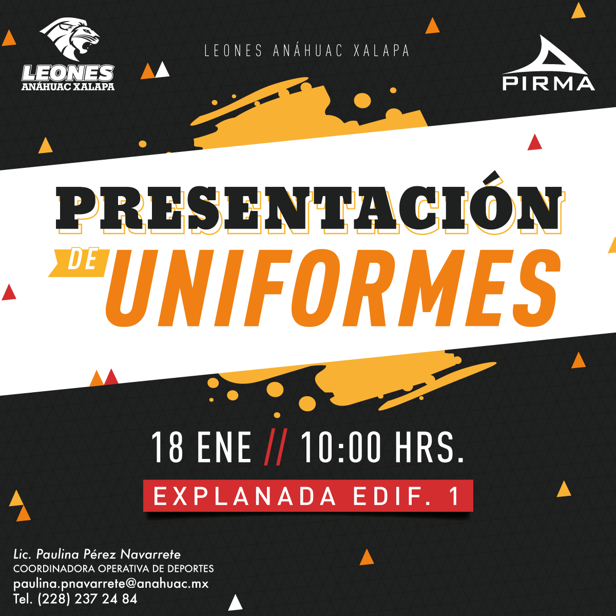 Presentación de Uniformes Deportivos