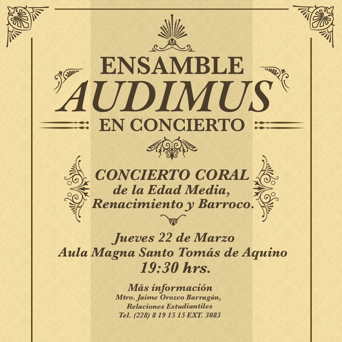Ensamble Audimus en Concierto Ensamble Audimus en Concierto