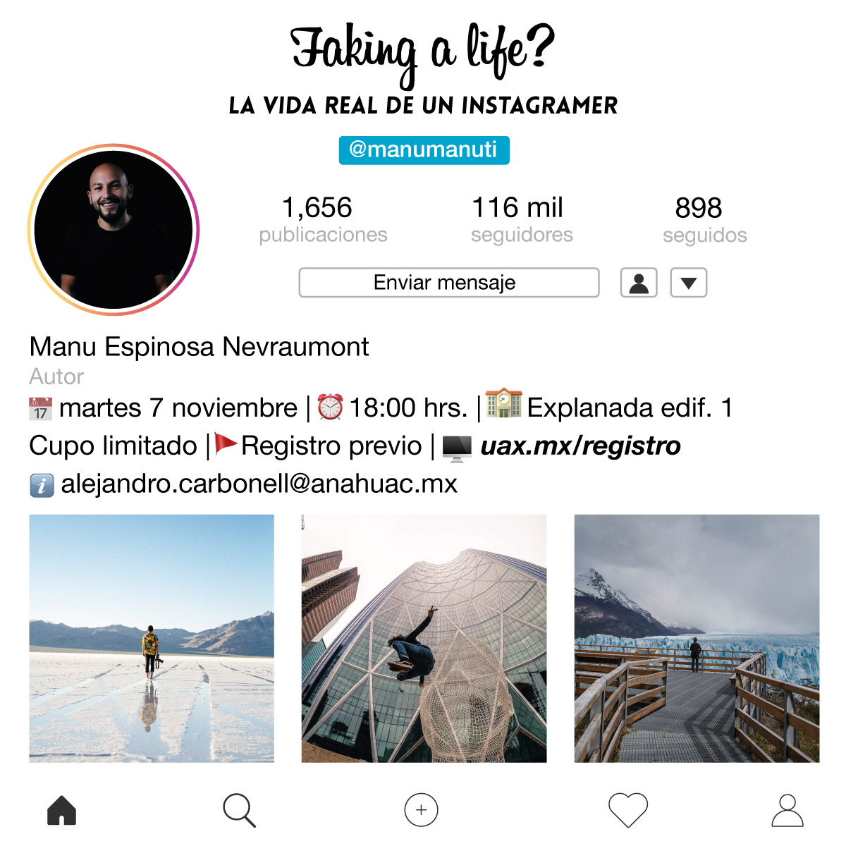 Faking a life? La vida real de un instagramer