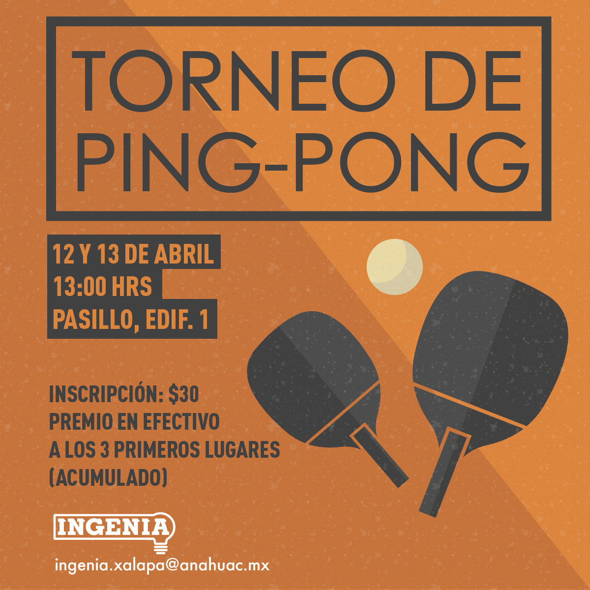 Torneo de Ping-Pong IngeniA 2018