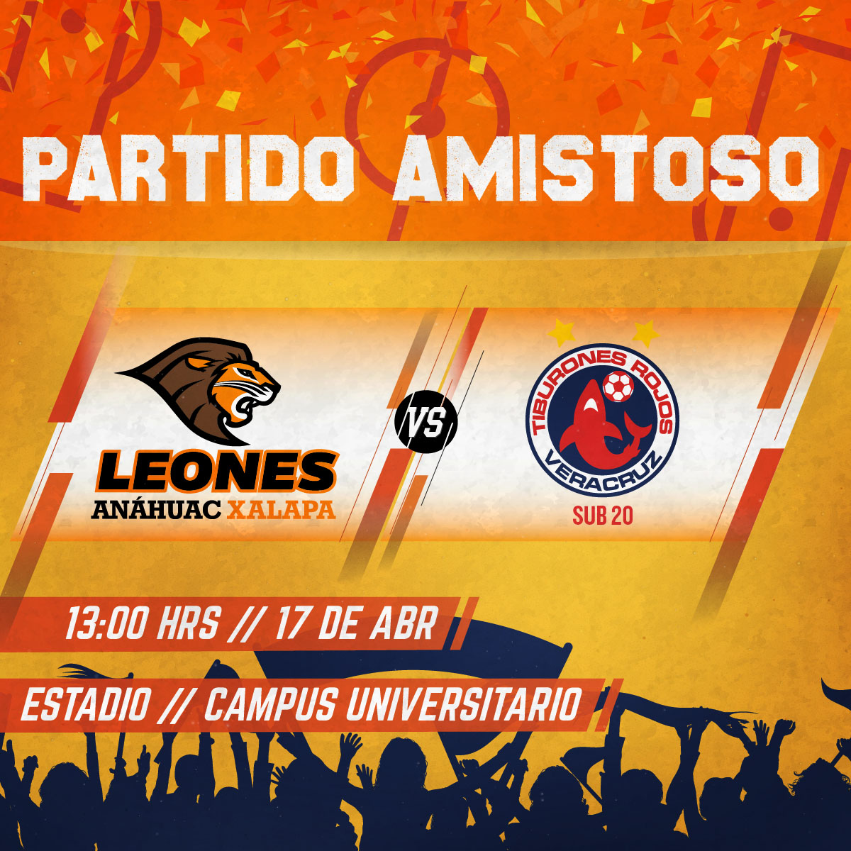 Leones Anáhuac enfrentan a Tiburones Rojos de Veracruz en partido amistoso