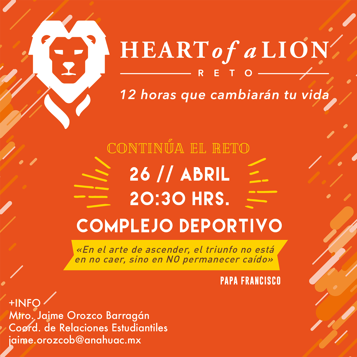 Reto Heart of a Lion: Cuarta Actividad