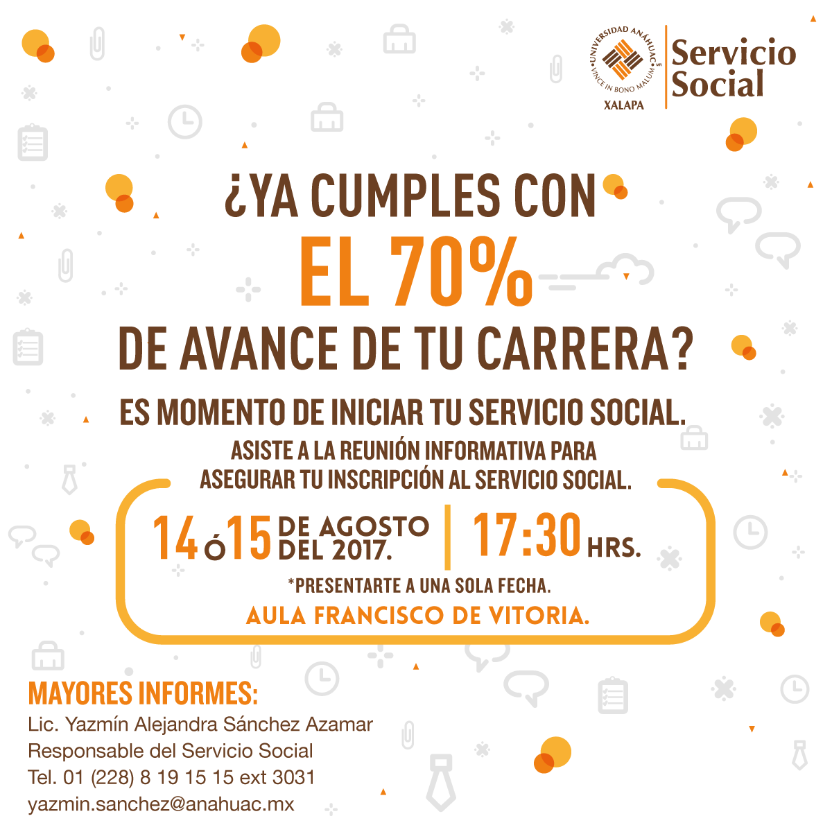 Convocatoria al Servicio Social Convocatoria al Servicio Social
