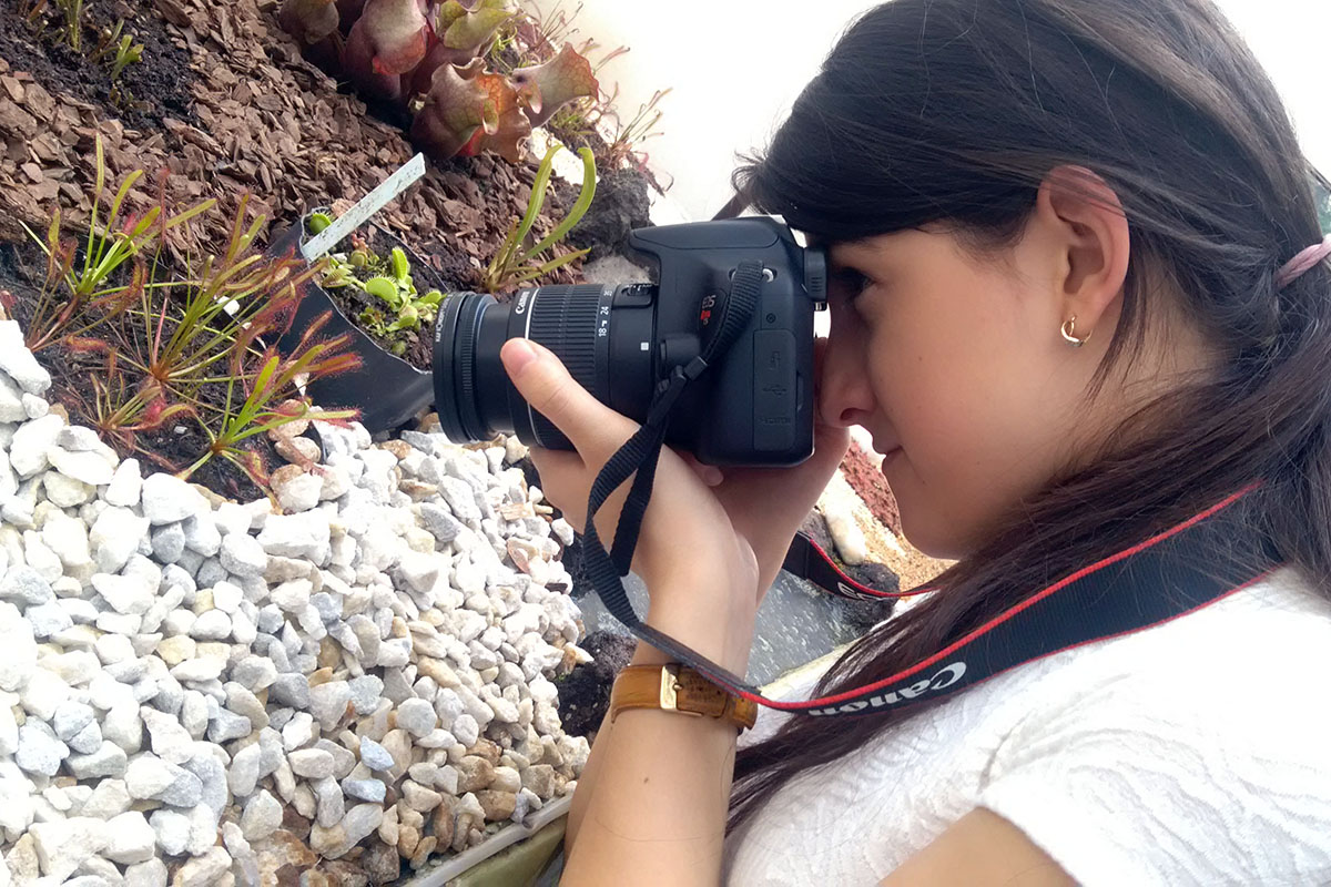 4 / 4 - Alumnos de fotografía de visita en el Jardín Botánico