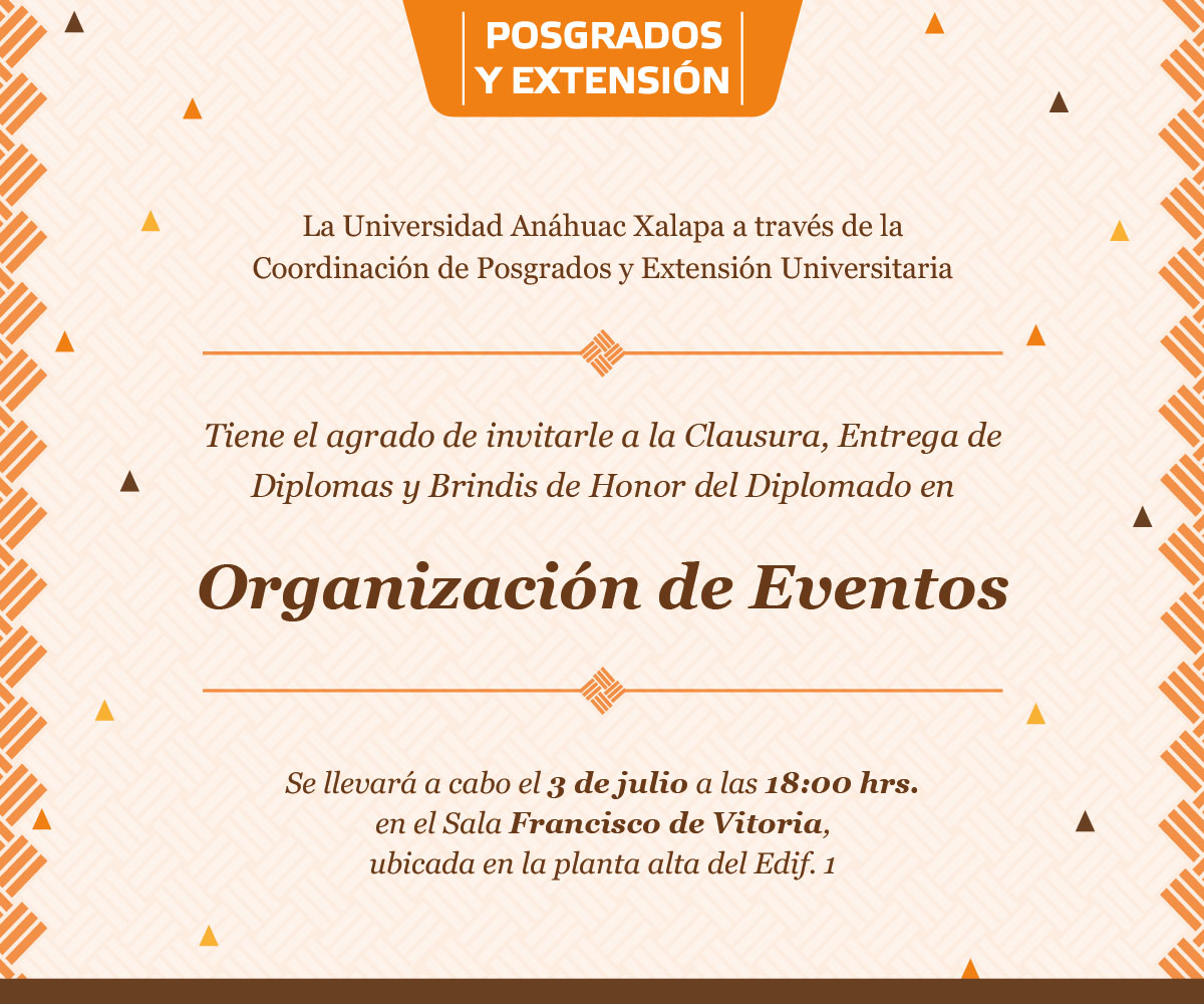 Clausura del Diplomado en Organización de Eventos Clausura del Diplomado en Organización de Eventos