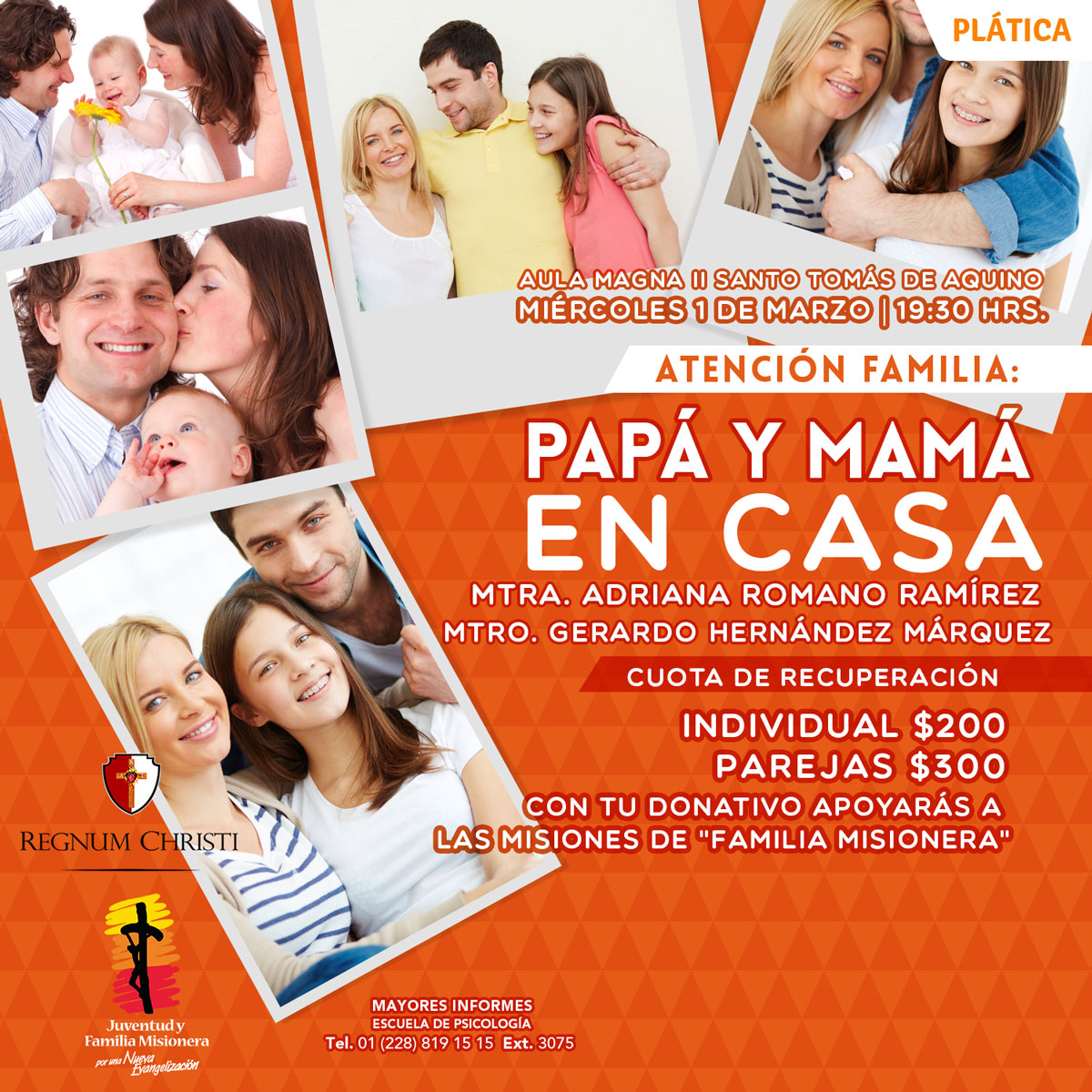 Atención Familia: Papá y Mamá en Casa