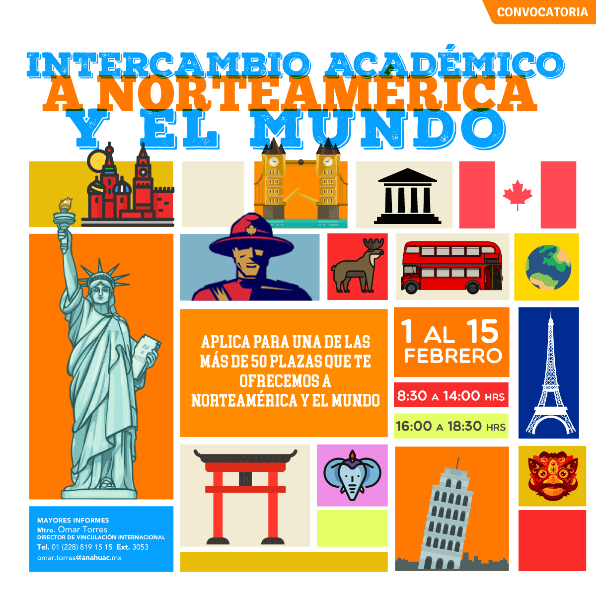 Intercambio Académico a Norteamérica y el Mundo