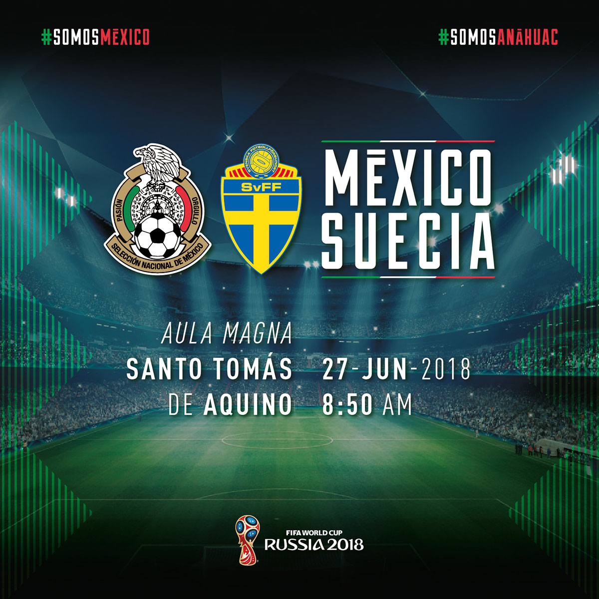 Cerrar vista en pantalla completa México vs Suecia