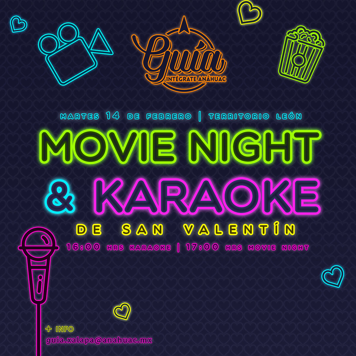 Movie Night & Karaoke de San Valentín